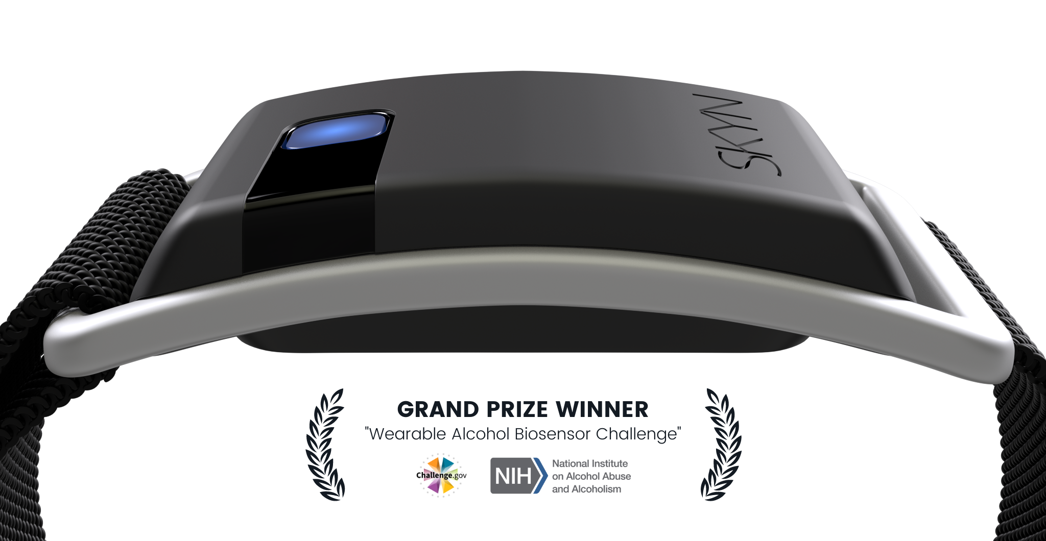BACtrack Skyn NIH Wearable Alcohol Biosensor Challenge Grand Price Winner